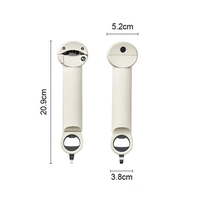 Adjustable Kitchen Tool Gadget, Multifunctional Retractable Bottle Opener, Stainless Steel Manual Can Opener