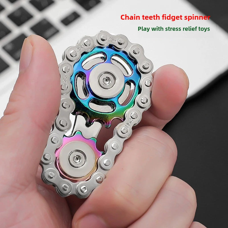 Premium Metal Fidget Spinner Stress Relief Gears Hand Spinner For Office Desk  Home Decor 3
