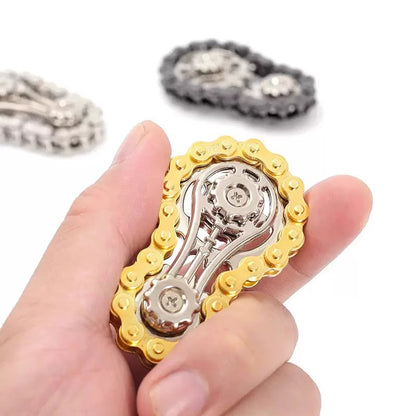 Premium Metal Fidget Spinner, Stress Relief Gears Hand Spinner for Office Desk & Home Decor