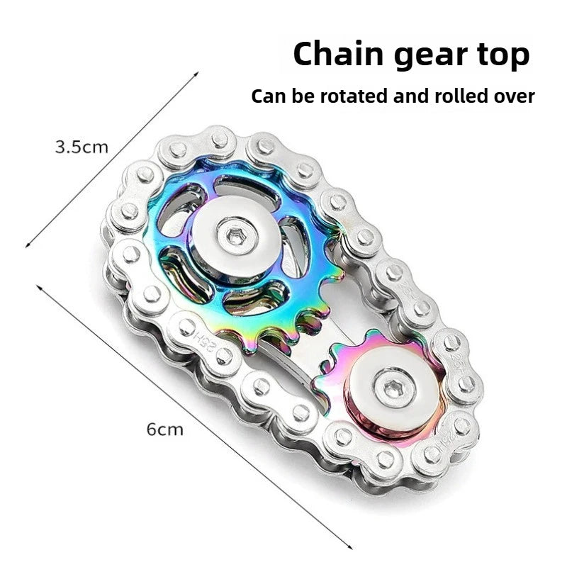 Premium Metal Fidget Spinner Stress Relief Gears Hand Spinner For Office Desk  Home Decor 5