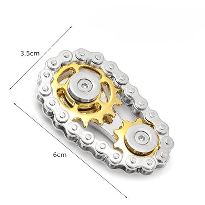 Premium Metal Fidget Spinner Stress Relief Gears Hand Spinner For Office Desk  Home Decor 8