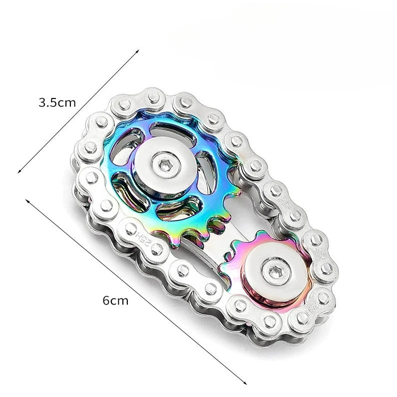 Premium Metal Fidget Spinner Stress Relief Gears Hand Spinner For Office Desk  Home Decor 12