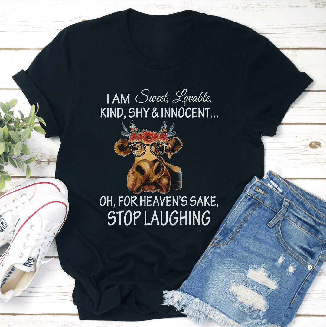 I Am Sweet Lovable Kind Shy  Innocent Tee 1