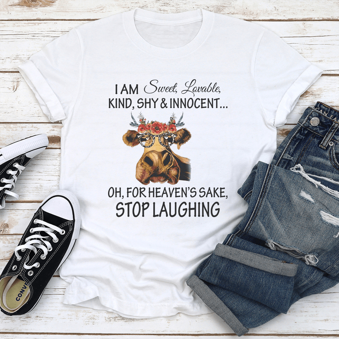 I Am Sweet Lovable Kind Shy  Innocent Tee 2