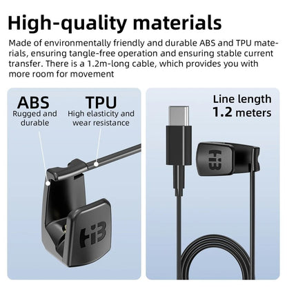 Type C Fast Charging Cable For Smart Glasses RW4006 RW4008 12M 3