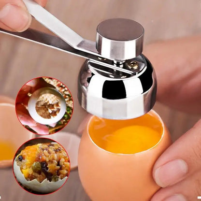 Metal Egg Scissors Cutter, Stainless Steel Egg Topper, Boiled Raw Egg Opener, Kitchen Gadgets Accessories, Cool Tools