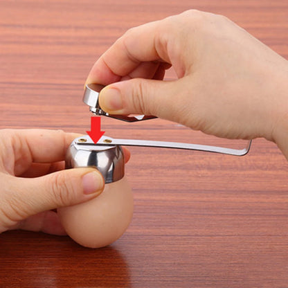 Metal Egg Scissors Cutter, Stainless Steel Egg Topper, Boiled Raw Egg Opener, Kitchen Gadgets Accessories, Cool Tools
