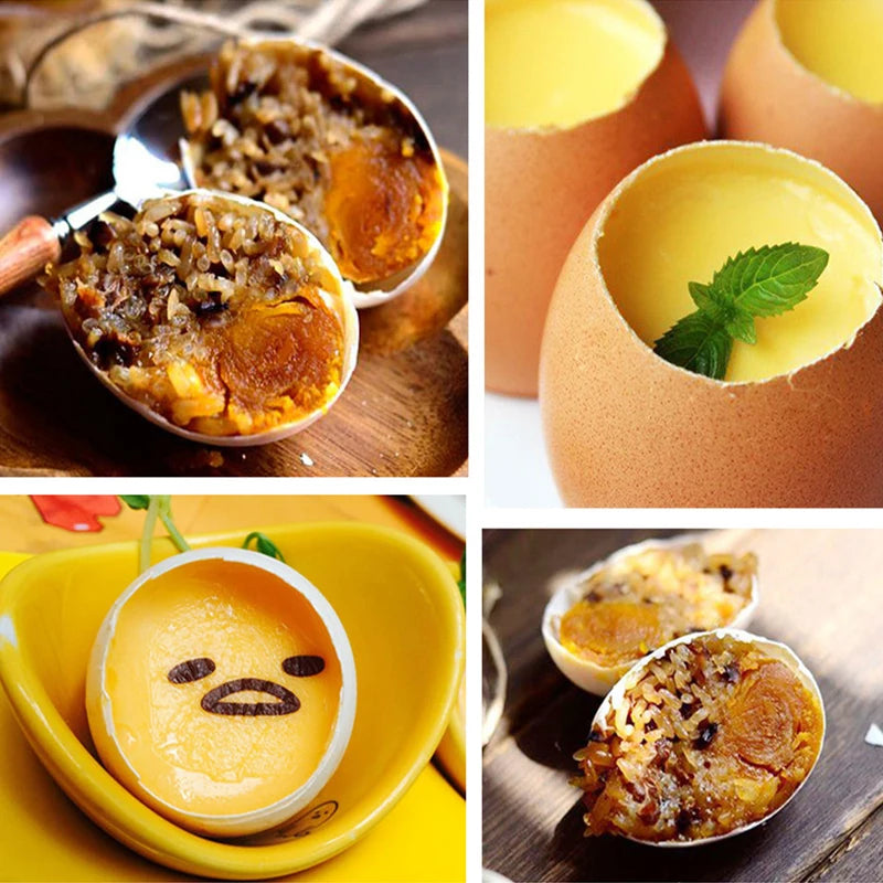 Metal Egg Scissors Cutter, Stainless Steel Egg Topper, Boiled Raw Egg Opener, Kitchen Gadgets Accessories, Cool Tools