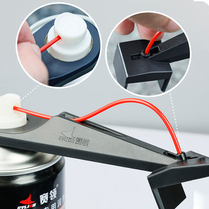 Motorcycle Chain Oiler Spray Gear  MessFree Lube Applicator  Cleaner Maintenance Tool 1