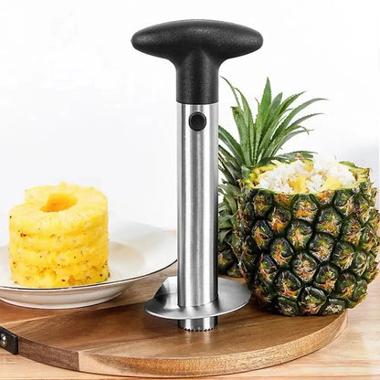 Stainless Steel Pineapple Corer Cutter, Fruit Slicer Peeler, Easy Spot Peeler Kitchen Gadget for Home Use