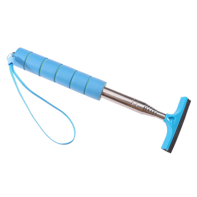 Stainless Steel Retractable Rearview Mirror Wiper  Layered Brush Head For Easy Car Mirror Cleaning 8