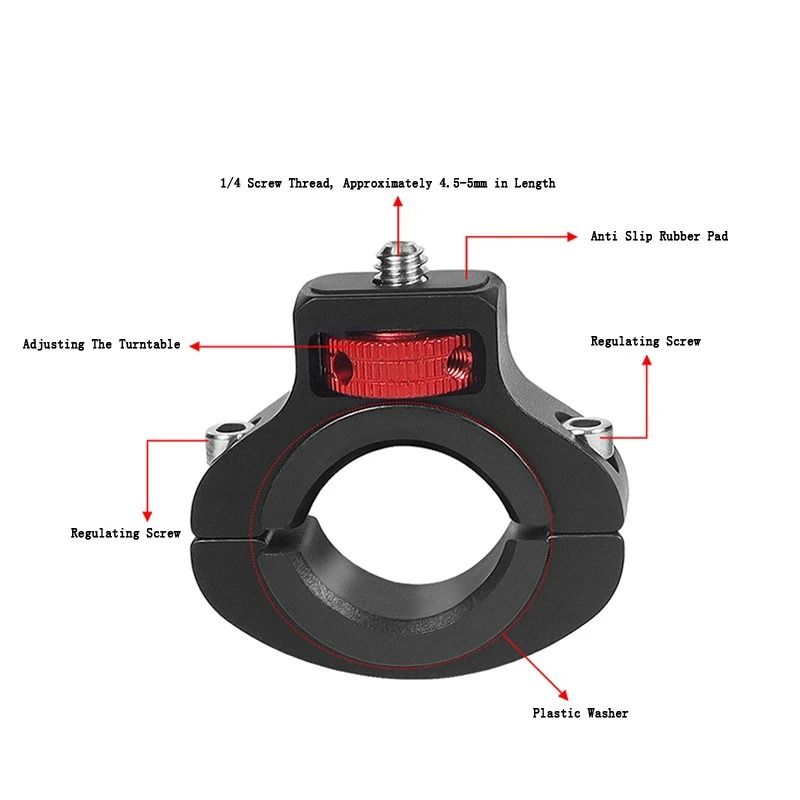 Metal Handlebar Mount For Action Cameras And GoPro 3