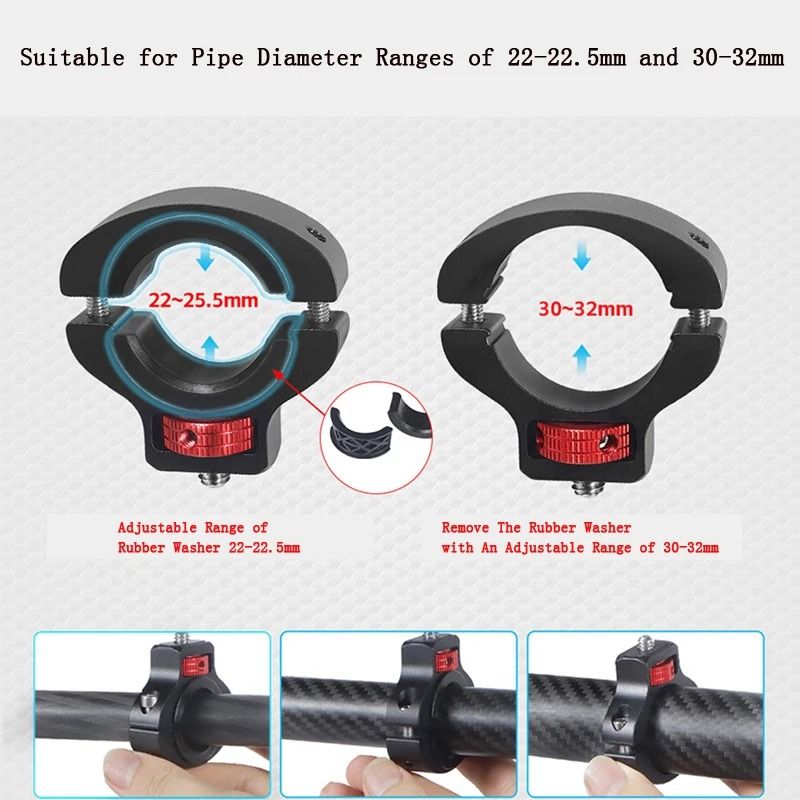 Metal Handlebar Mount for Action Cameras and GoPro