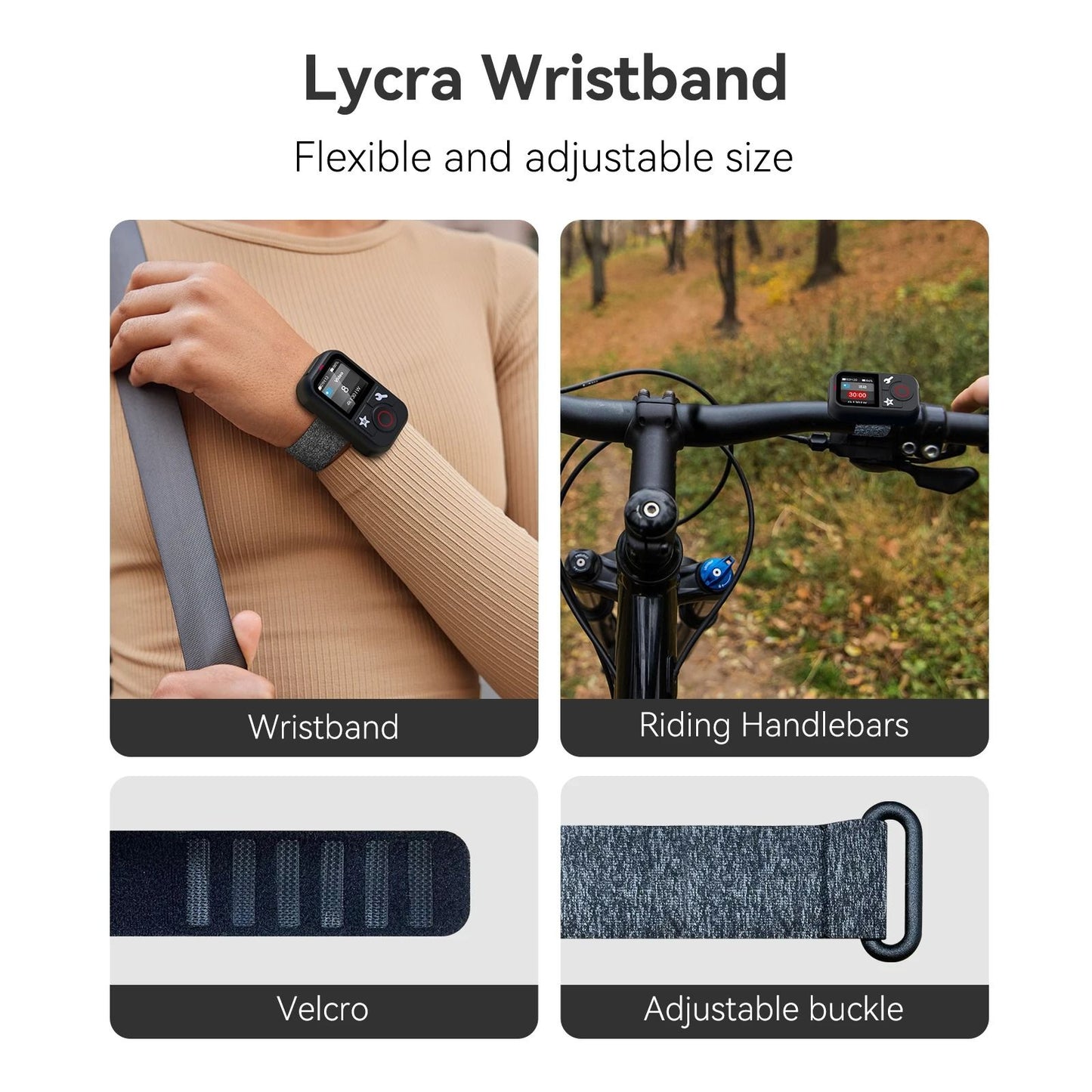 Waterproof Bluetooth Remote With Wrist Strap For GoPro And Action Cameras 3