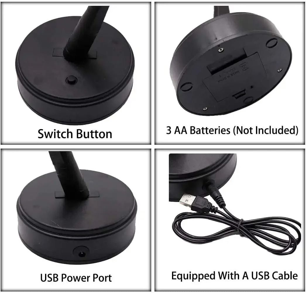 LED Cherry Blossom Tree Night Light With Touch Control USB And Battery Powered Desk Lamp For Home D 4
