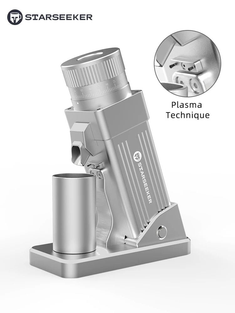 Electric Espresso Coffee Grinder With Stepless Fineness Adjustment And 55MM Burr 7