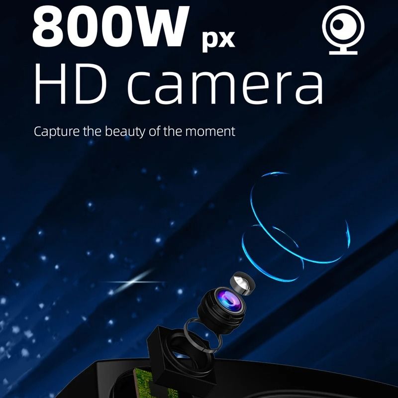 Smart AI Bluetooth Glasses with HD Camera and Voice Control