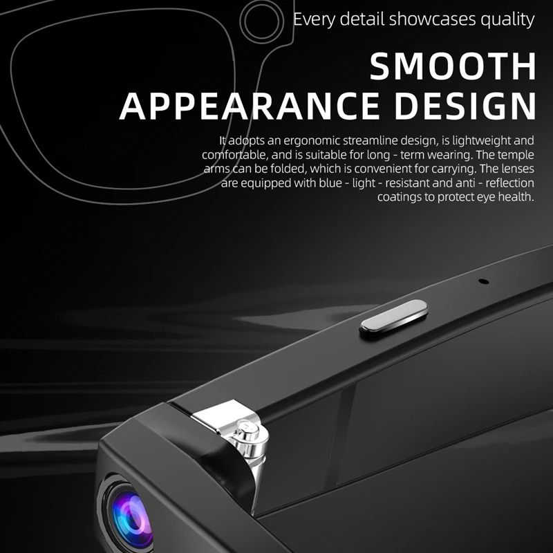 Smart AI Bluetooth Glasses With HD Camera And Voice Control 1