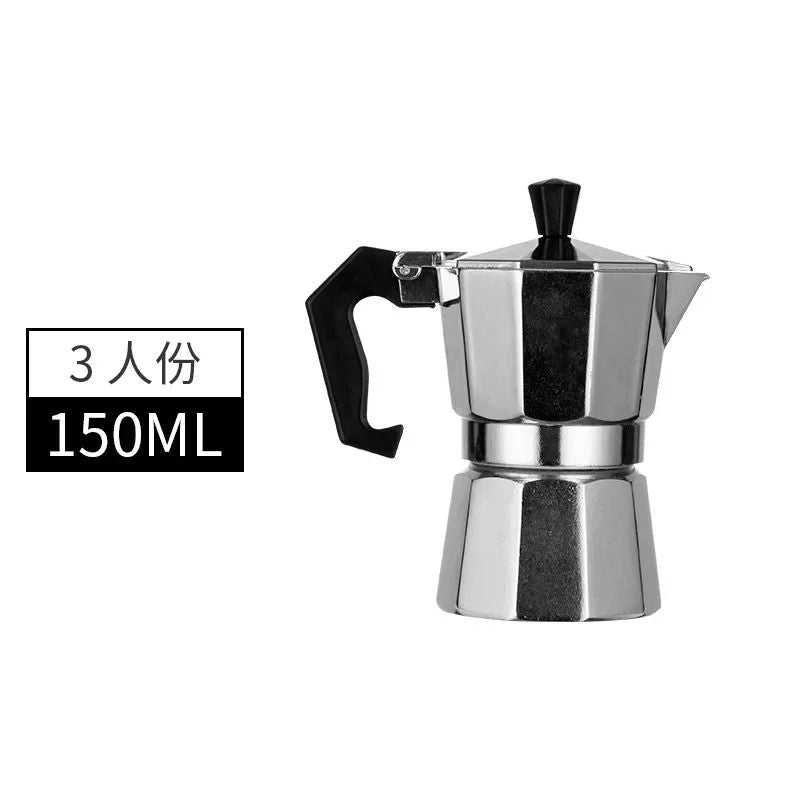Italian Style Aluminum Mocha Coffee Maker For Stovetop Brewing 11