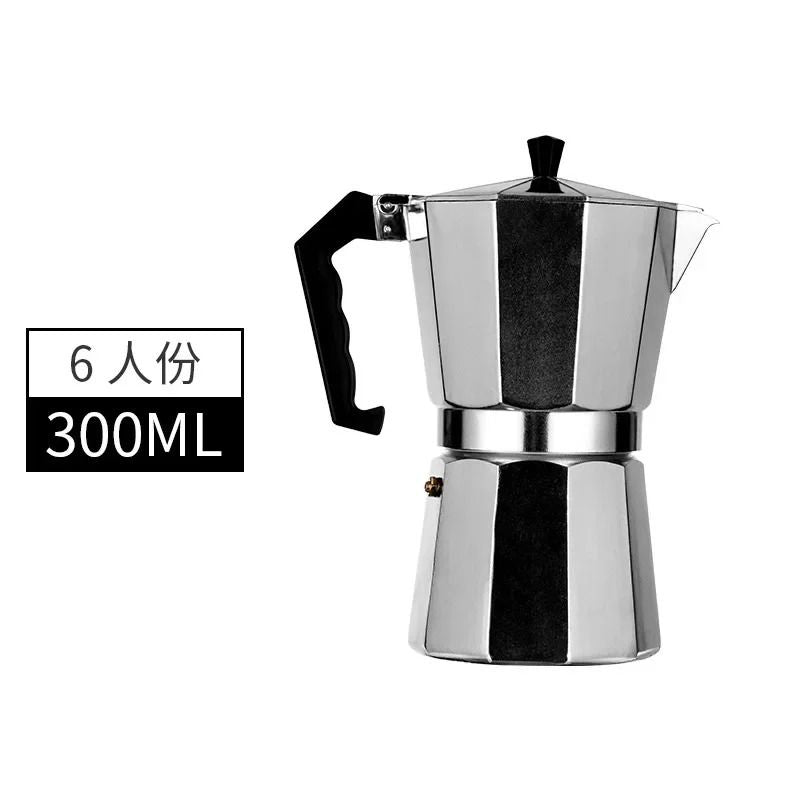Italian Style Aluminum Mocha Coffee Maker For Stovetop Brewing 13