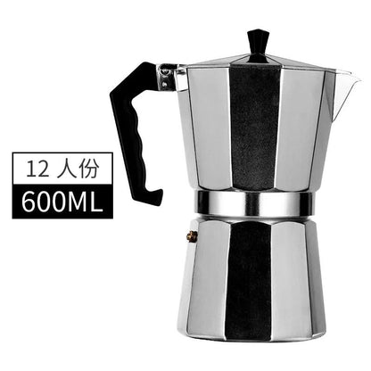 Italian Style Aluminum Mocha Coffee Maker For Stovetop Brewing 14