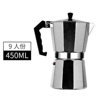 Italian Style Aluminum Mocha Coffee Maker For Stovetop Brewing 15