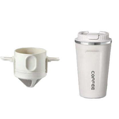 Stainless Steel Portable Coffee Dripper For Mug And Tea Brewing With Reusable Filter 10