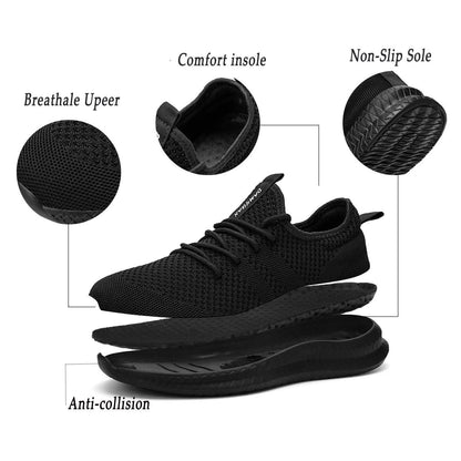 Mens Lightweight Breathable Sneakers For Casual Wear And Walking 5