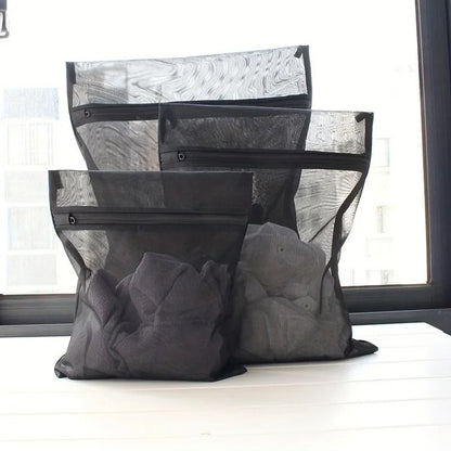 3 Pack Heavy Duty Mesh Laundry Bags for Washing Machine Use and Clothing Protection