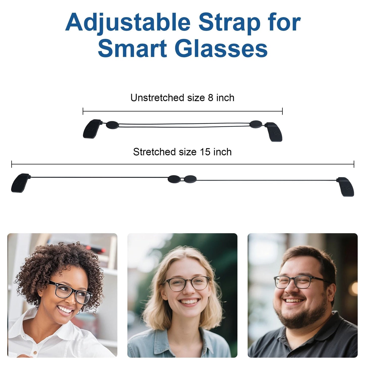 Adjustable Anti Drop Lanyard For Smart Glasses With Non Slip Air Design 1