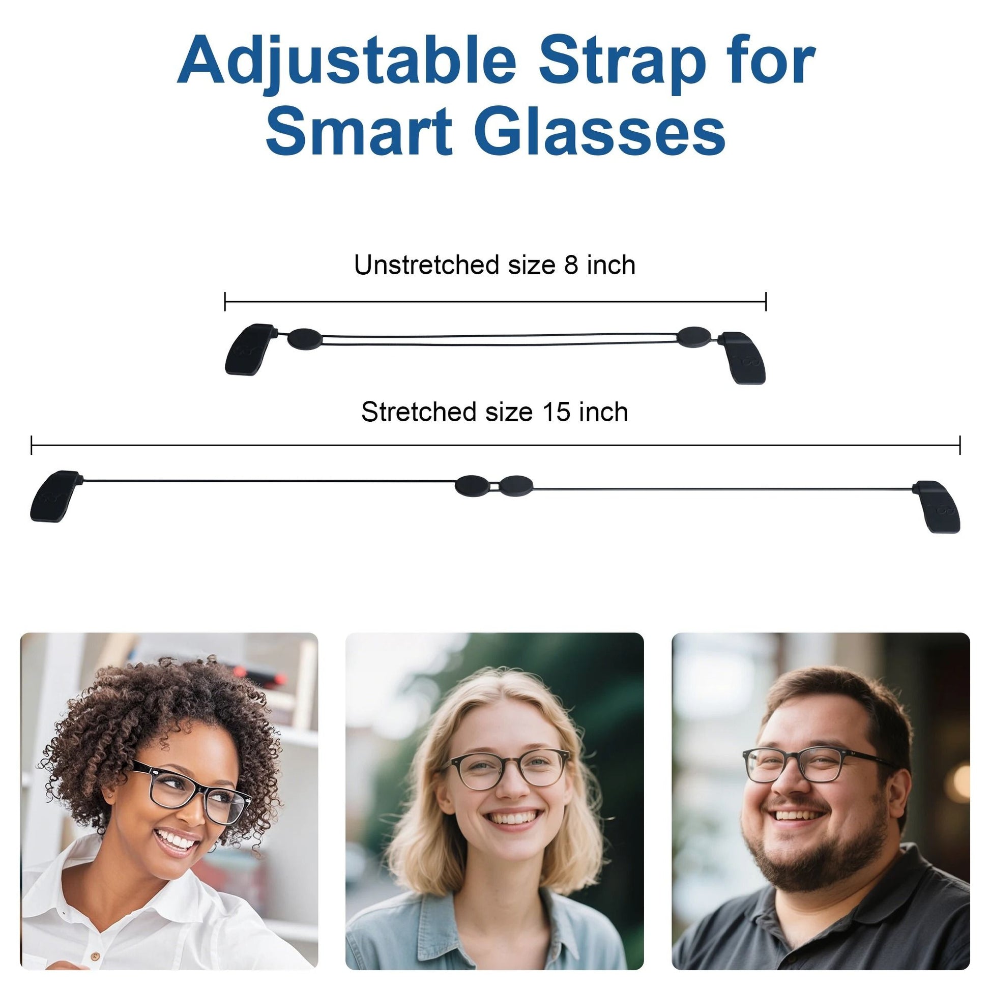 Adjustable Anti Drop Lanyard For Smart Glasses With Non Slip Air Design 1