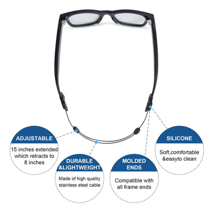 Adjustable Anti Drop Lanyard For Smart Glasses With Non Slip Air Design 2