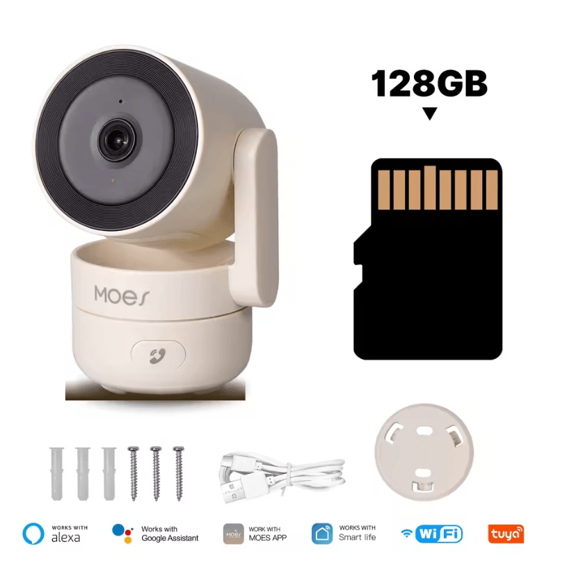 SecureHome 4MP Smart Indoor Pan Tilt Security Camera 5