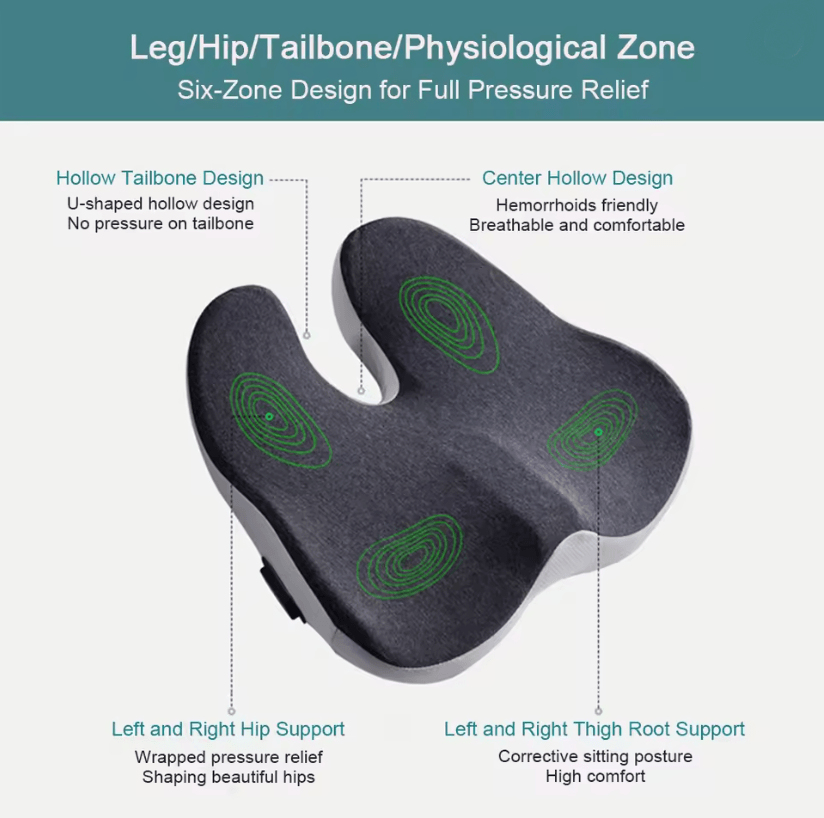 ReViveMotion Vibration Massage Cushion With Hot Compress 3