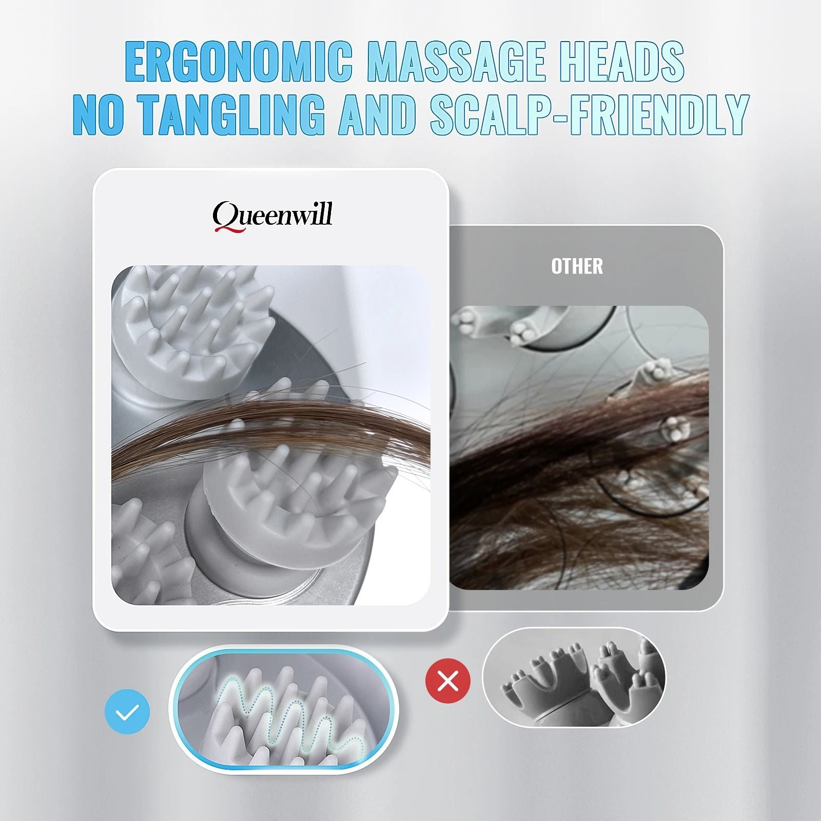 Electric Hair Scalp Massager With 84 Kneading Nodes For Deep Relaxation And Hair Care 1