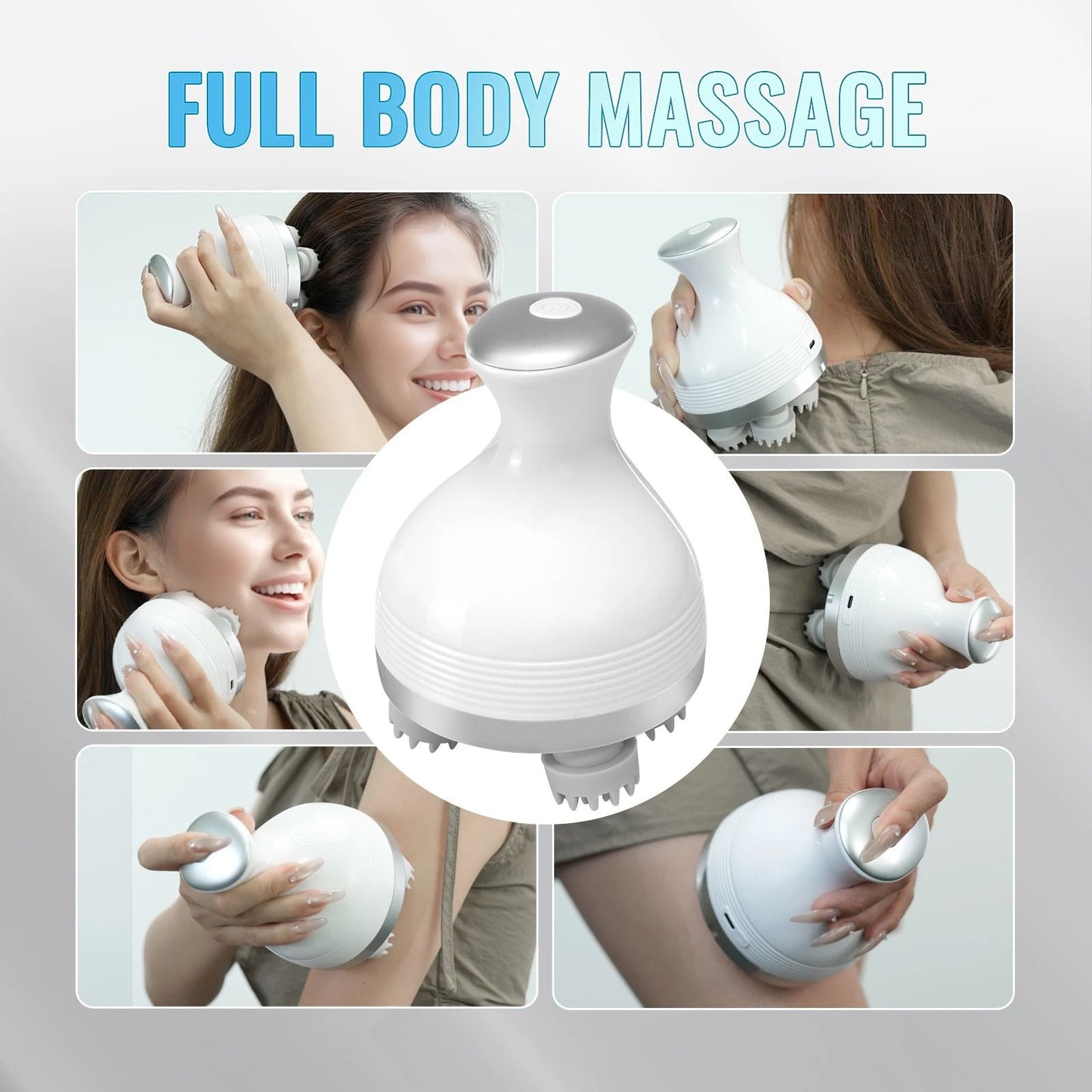 Electric Hair Scalp Massager With 84 Kneading Nodes For Deep Relaxation And Hair Care 5