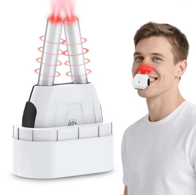 BreatheEase Cordless Red Light Nasal Therapy Device