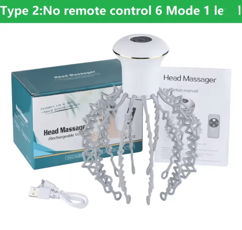 RelaxClaw Rechargeable Electric Octopus Claw Scalp Massager 3