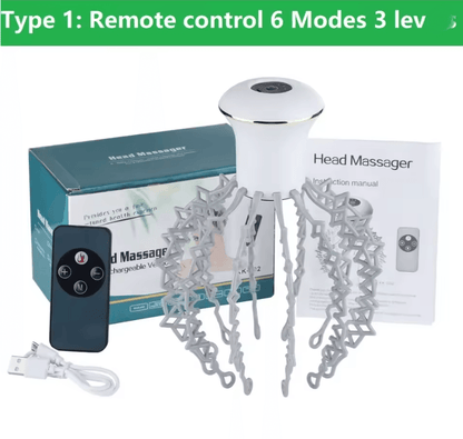 RelaxClaw Rechargeable Electric Octopus Claw Scalp Massager 4