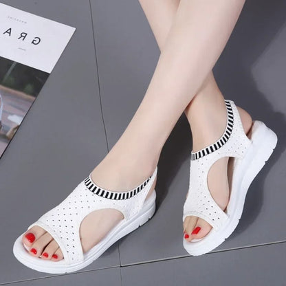 Women Wedge Sandals With Breathable Design And Platform Heel For Walking And Shopping Comfort 3