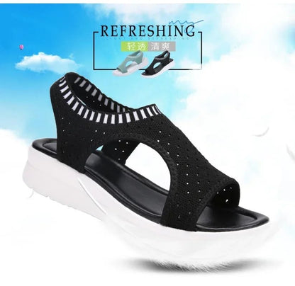 Women Wedge Sandals With Breathable Design And Platform Heel For Walking And Shopping Comfort 4