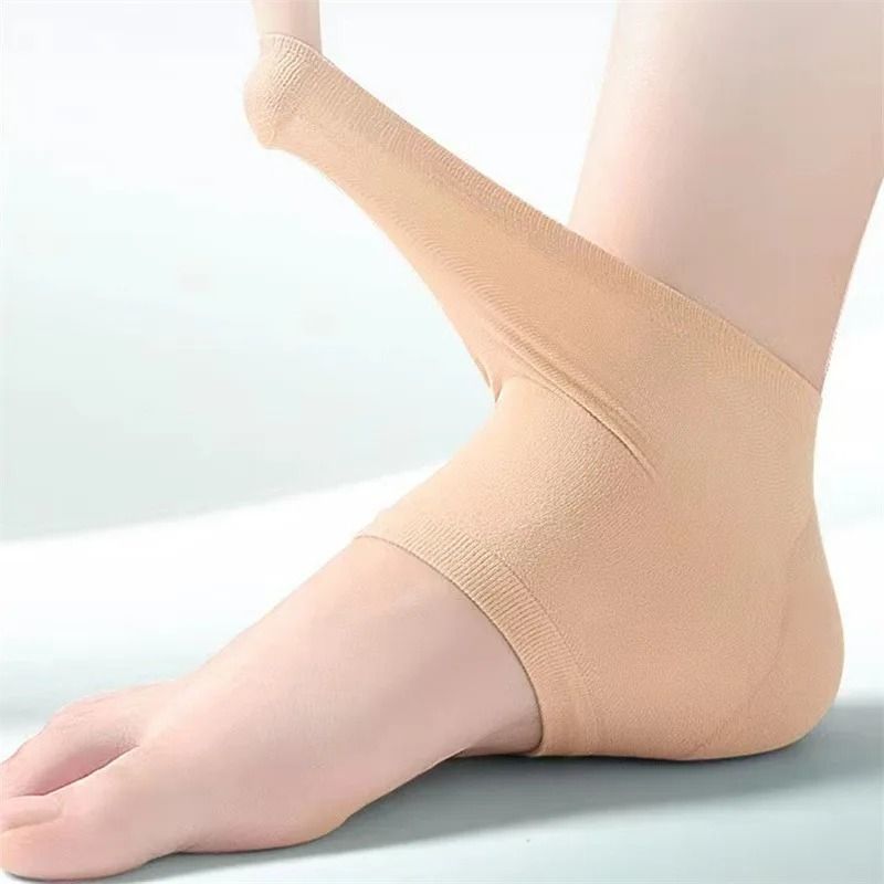 Heel Protection Socks Silicone Moisturizing Anti Crack Sleeves For Pain Relief And Foot Care 1