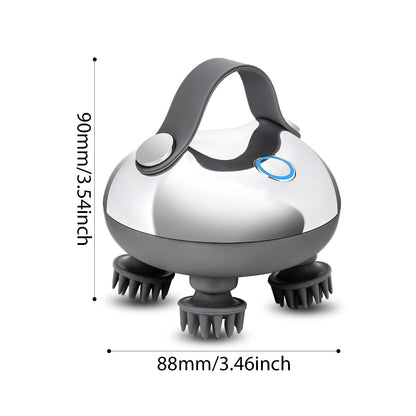 Electric Scalp Massager With 8 Silicone Heads And 3 Massage Modes 2
