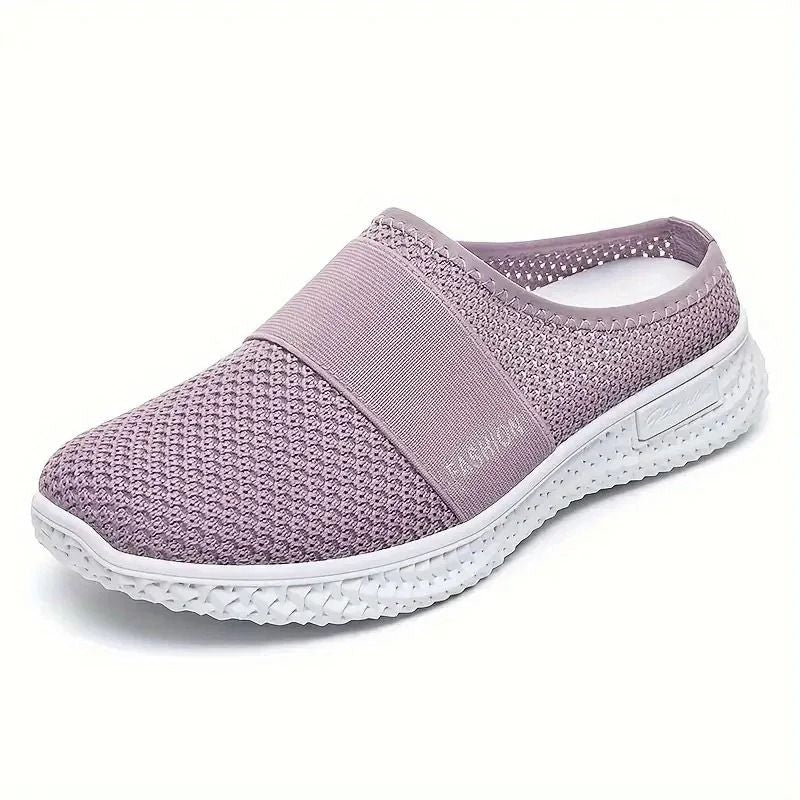 Womens Comfortable Breathable Summer Mules With Slip On Design 4