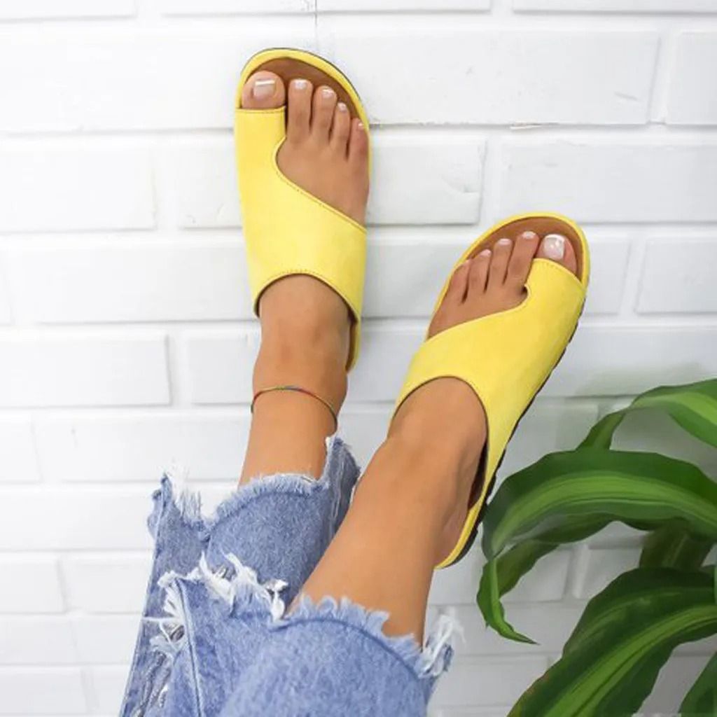 Womens Orthopedic Platform Sandals With Bunion Support And Flat Sole Comfort 3