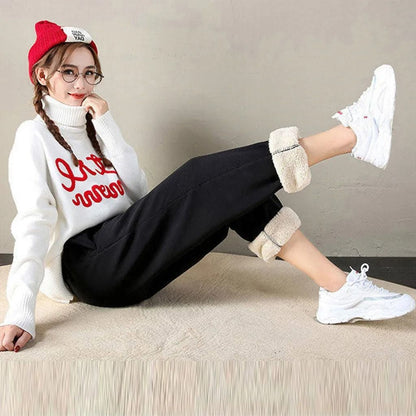 Womens Thick Fleece Lined Winter Leggings With High Waist And Plus Size Fit 3