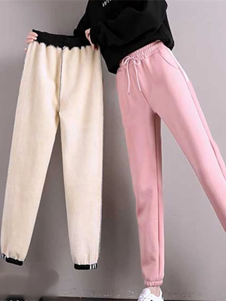 Womens Thick Fleece Lined Winter Leggings With High Waist And Plus Size Fit 11