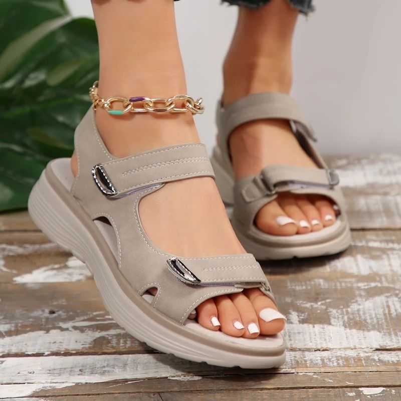 Women Summer Wedge Sandals With Platform Sole And Non Slip Design For Casual Beach Wear 9