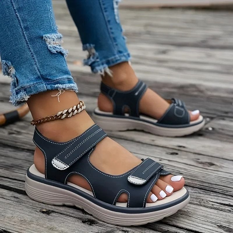 Women Summer Wedge Sandals With Platform Sole And Non Slip Design For Casual Beach Wear 4