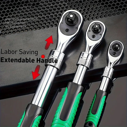 Socket Sleeve Wrench Set For Auto Repair And Hand Tool Use With Ratchet And Spanner Keys 4